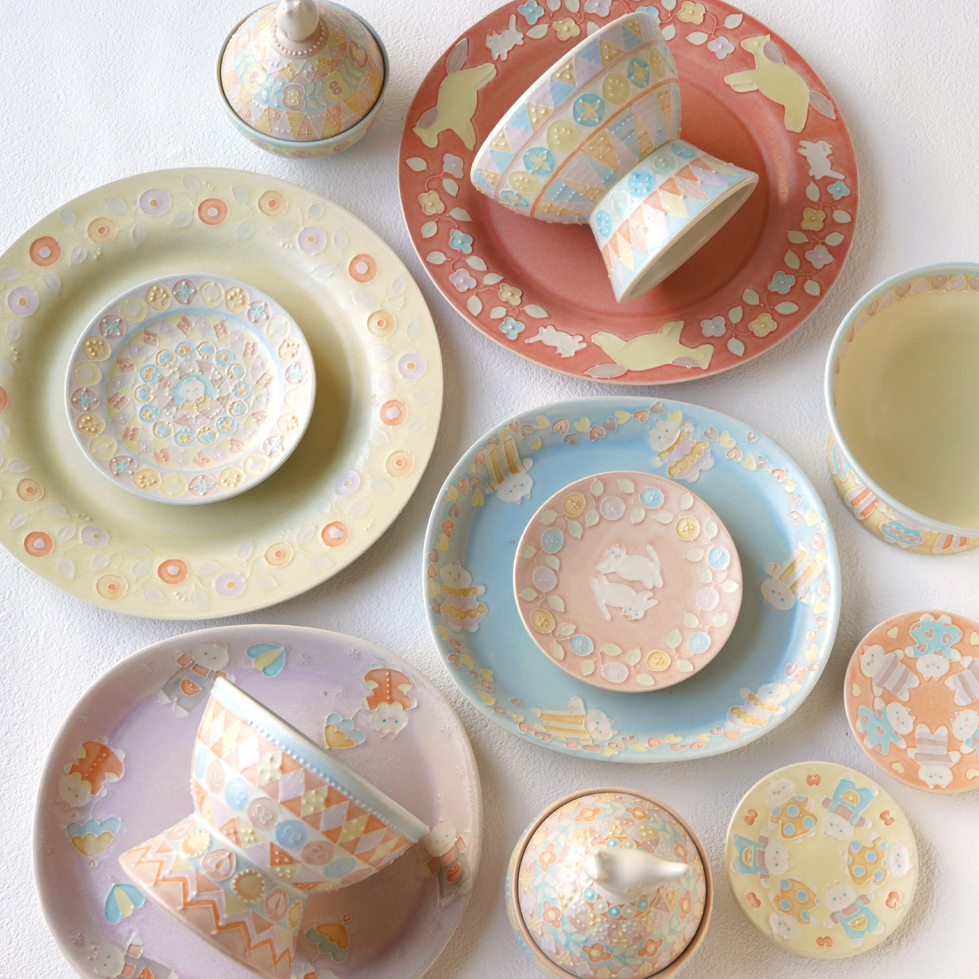 たち吉のねこ日和_中村かりん（なかむらかりん）の商品一覧 | 京都 皿