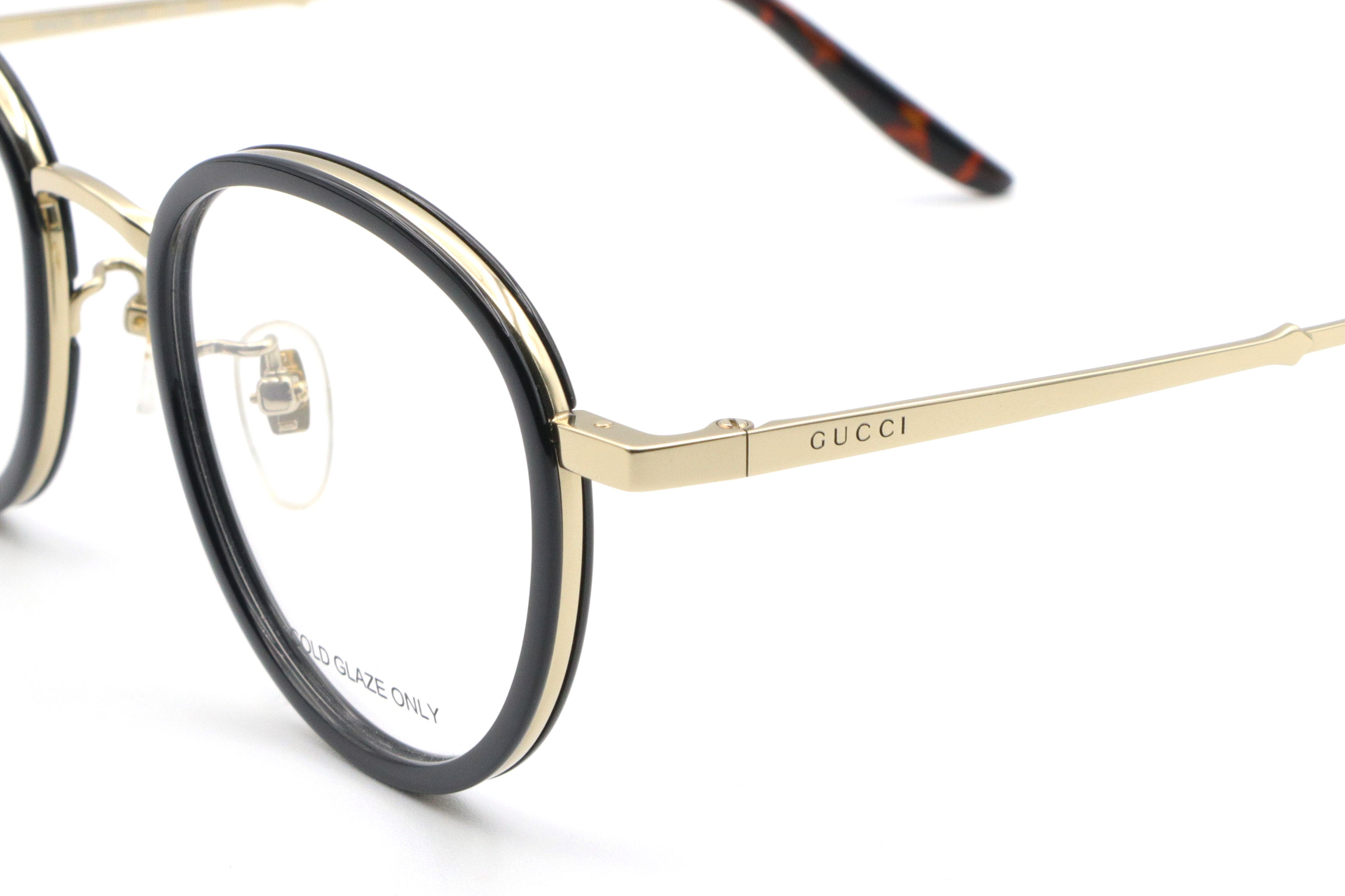 鯖江製】GUCCI(グッチ) GG 1357OJ-001ブラック/ゴールド(48) – 武田