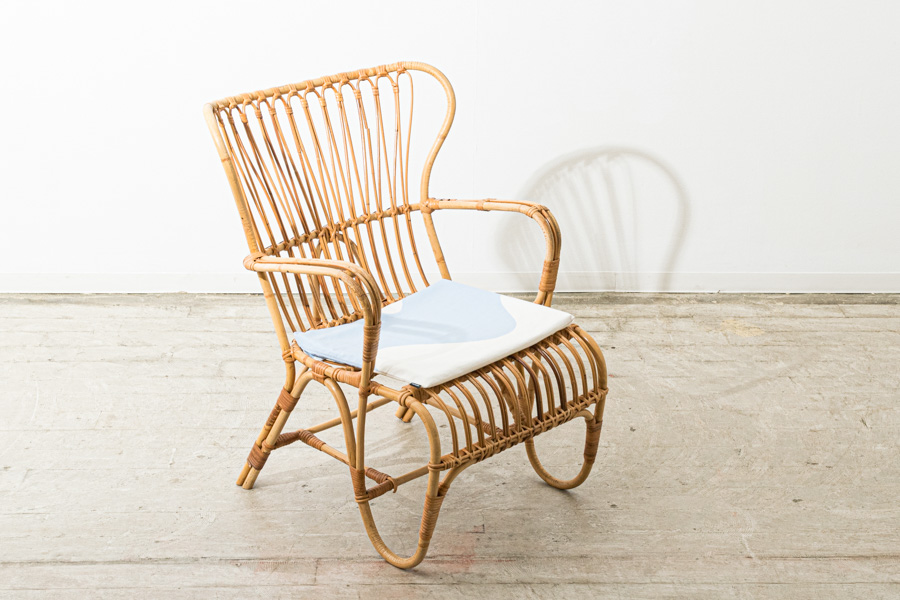 北欧家具 talo デンマーク製 ビンテージ ラタンアームチェア