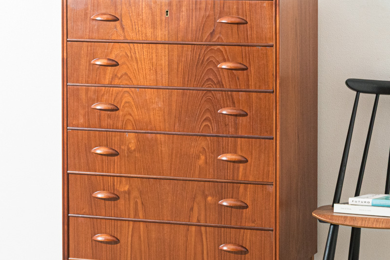 北欧家具 talo デンマーク製 ビンテージ 6段チェスト