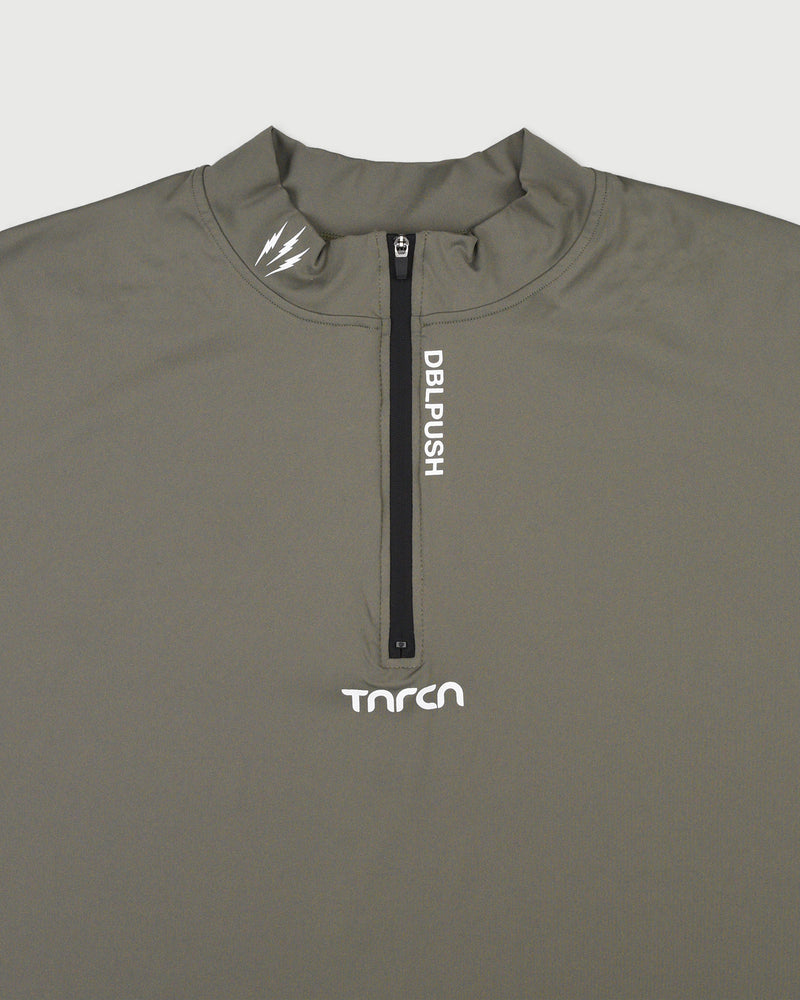 TNRCN EVERCORE™ HALF-ZIP TEE | KHAKI – TAIN DOUBLEPUSH