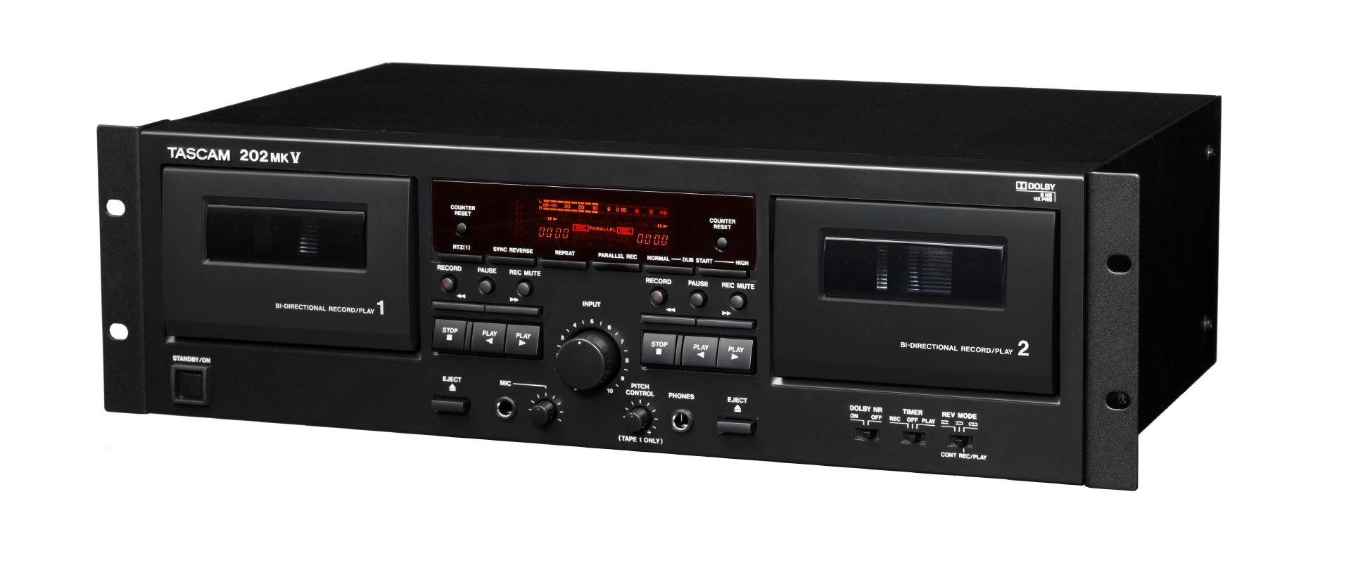 202MKV | ダブルオートリバースカセットデッキ | TASCAM (日本)