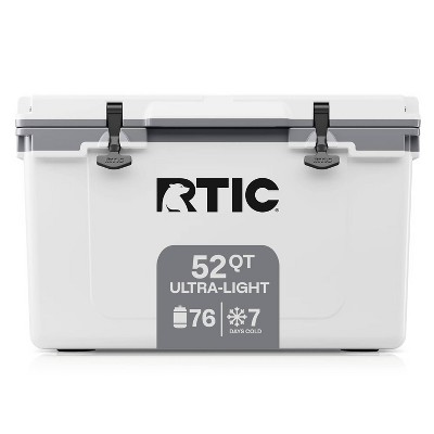 RTIC Outdoors 52qt Ultra-Light Wheeled Hard Sided Cooler - White