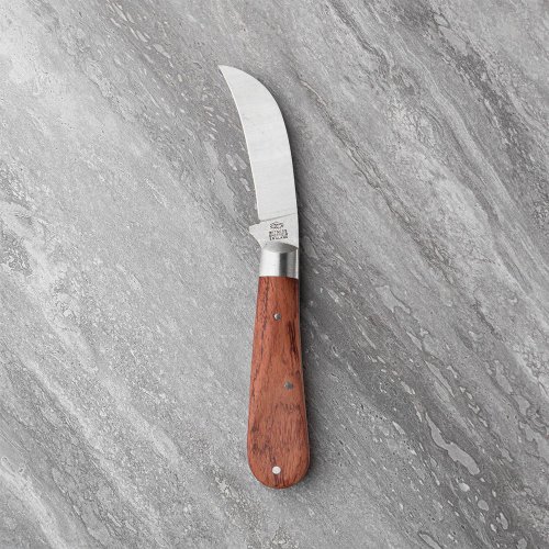 Sheffield Made Hardwood Handle Full Pruner Pocket Knife - 2¼