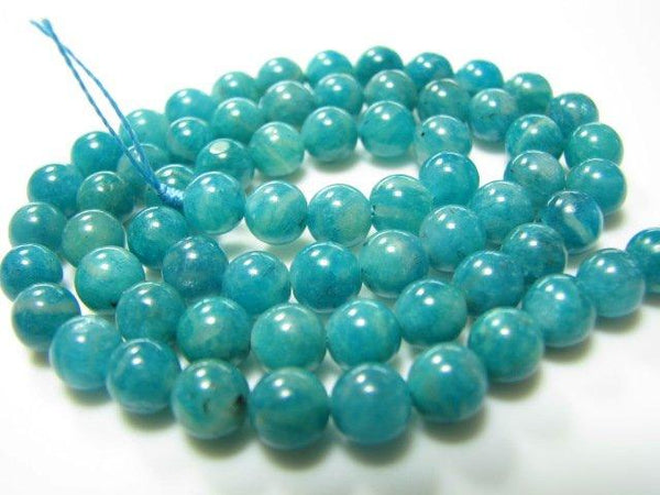 アマゾナイト（ロシア産）(丸玉：6mm) – 天然石素材屋