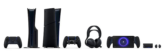銀河をイメージした「ミッドナイト ブラック」カラーに新たなPS5周辺