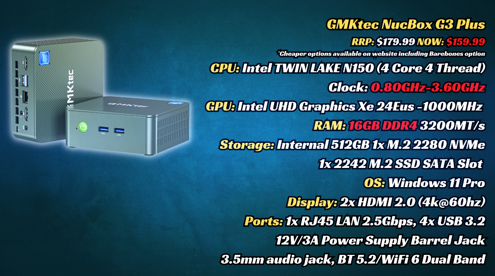 Intel N150 and the GMKtec G3 Plus: A Budget Champion for the