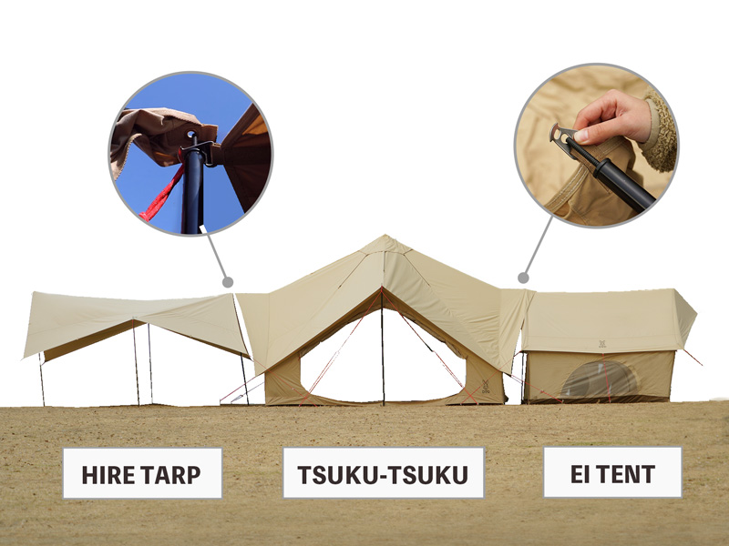 D.O.D]ツクツクベースT8-780(グランドシート付き） | キャンプ用品