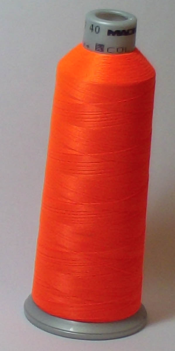 Madeira 918-1946 Fluorescent Dark Orange #40 Embroidery Thread