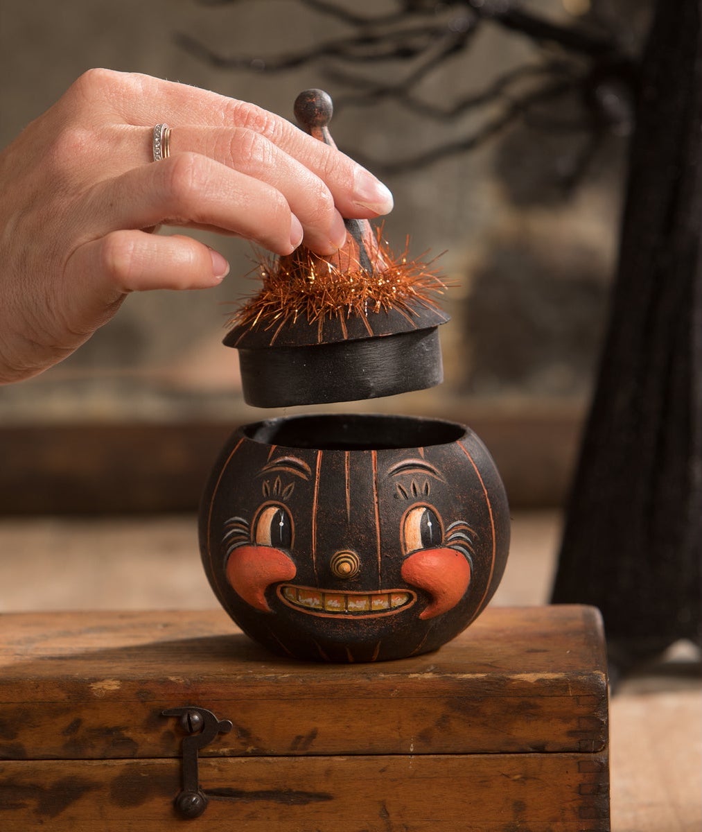 Johanna Parker Jackie Black-O-Ween | Jack-O-Lantern Container
