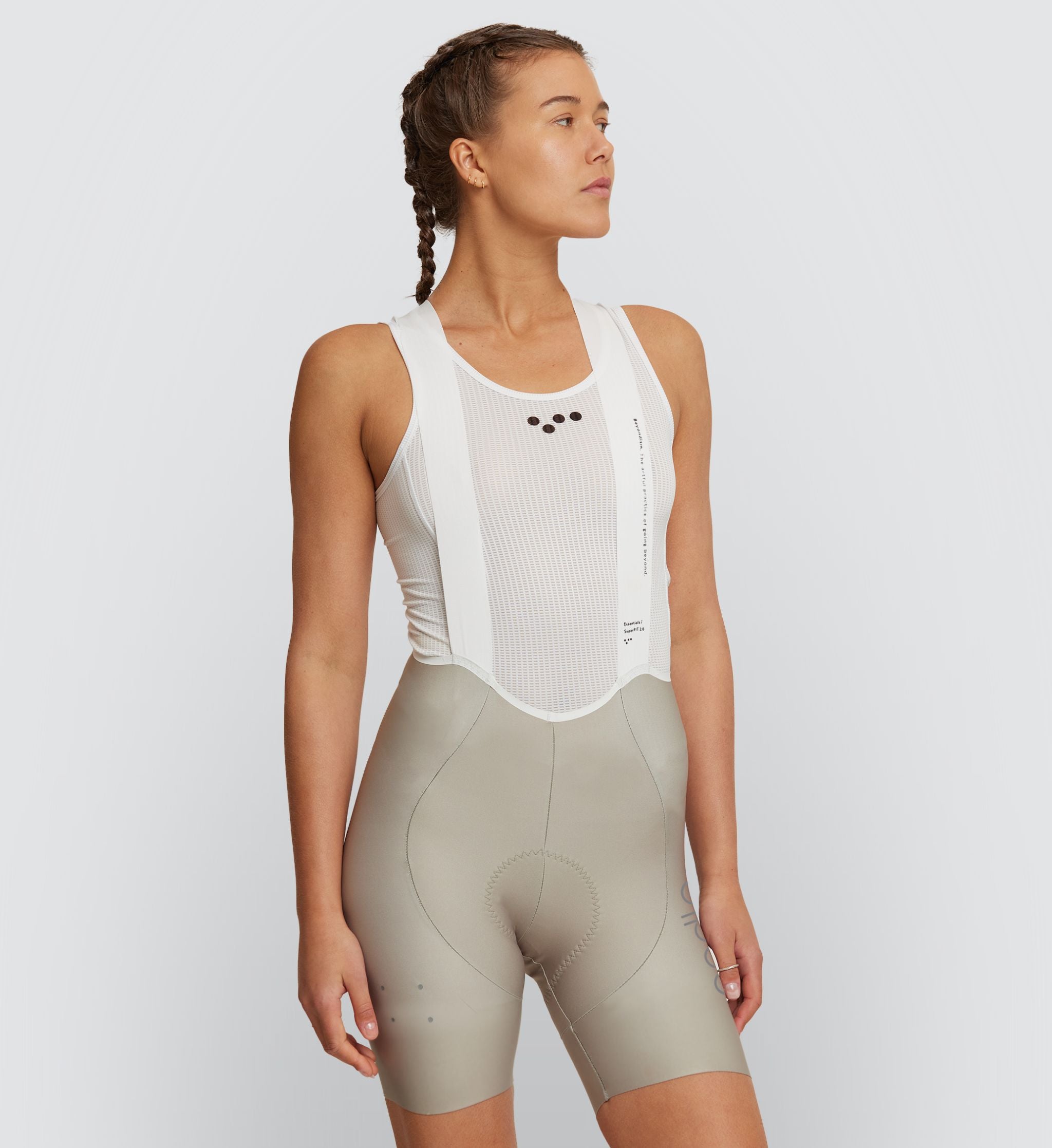 Women's SuperFIT 2.0 Cycling Bib Short - Pumice – The Pedla