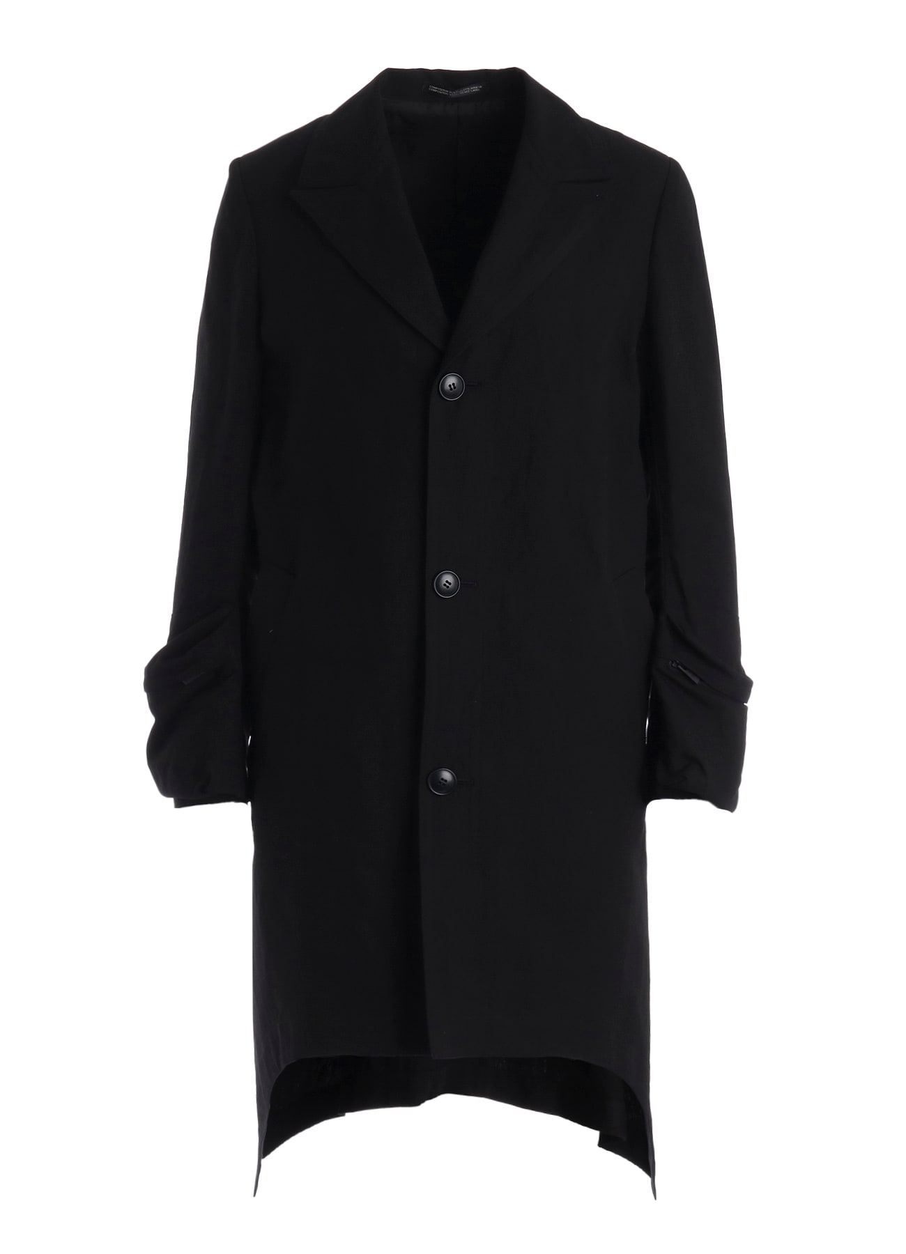 C/Li POPLIN SLEEVE POCKET COAT(XS Black): Yohji Yamamoto｜THE SHOP