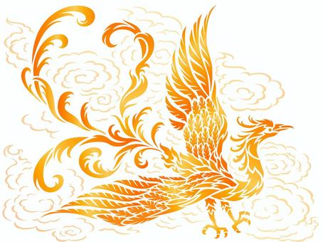 鳳凰 トライバルイラスト｜無料イラスト・フリー素材なら「イラストAC」