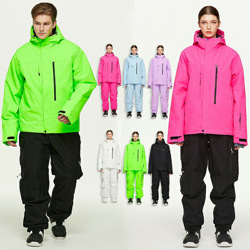 楽天市場】緑（上下セット・つなぎ｜メンズウェア）：スノーボード用