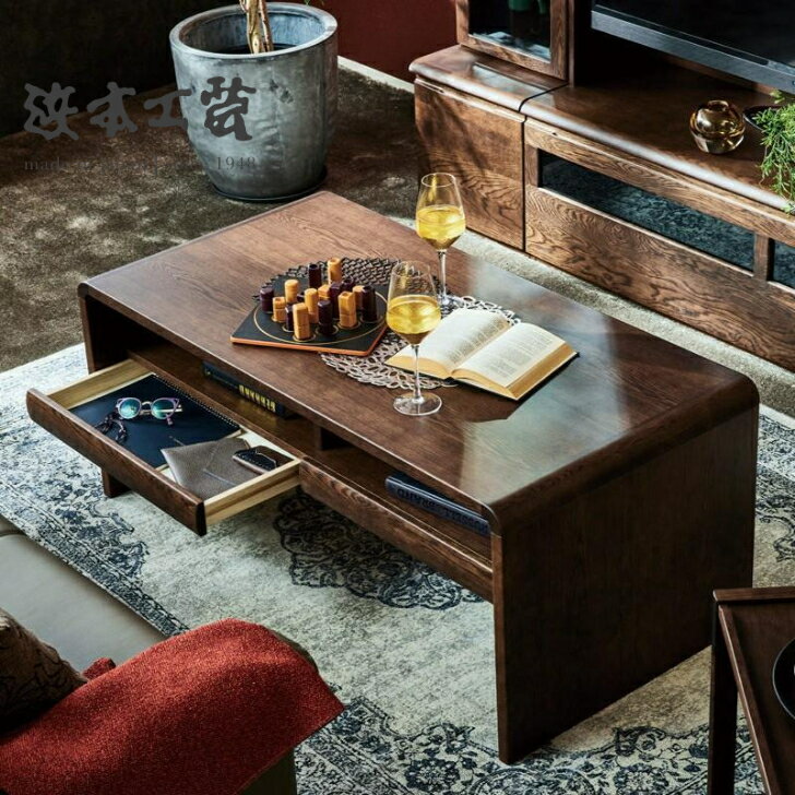 1104 ヴィンテージ ナラのコーヒーテーブル デスク カフェ レトロ 古