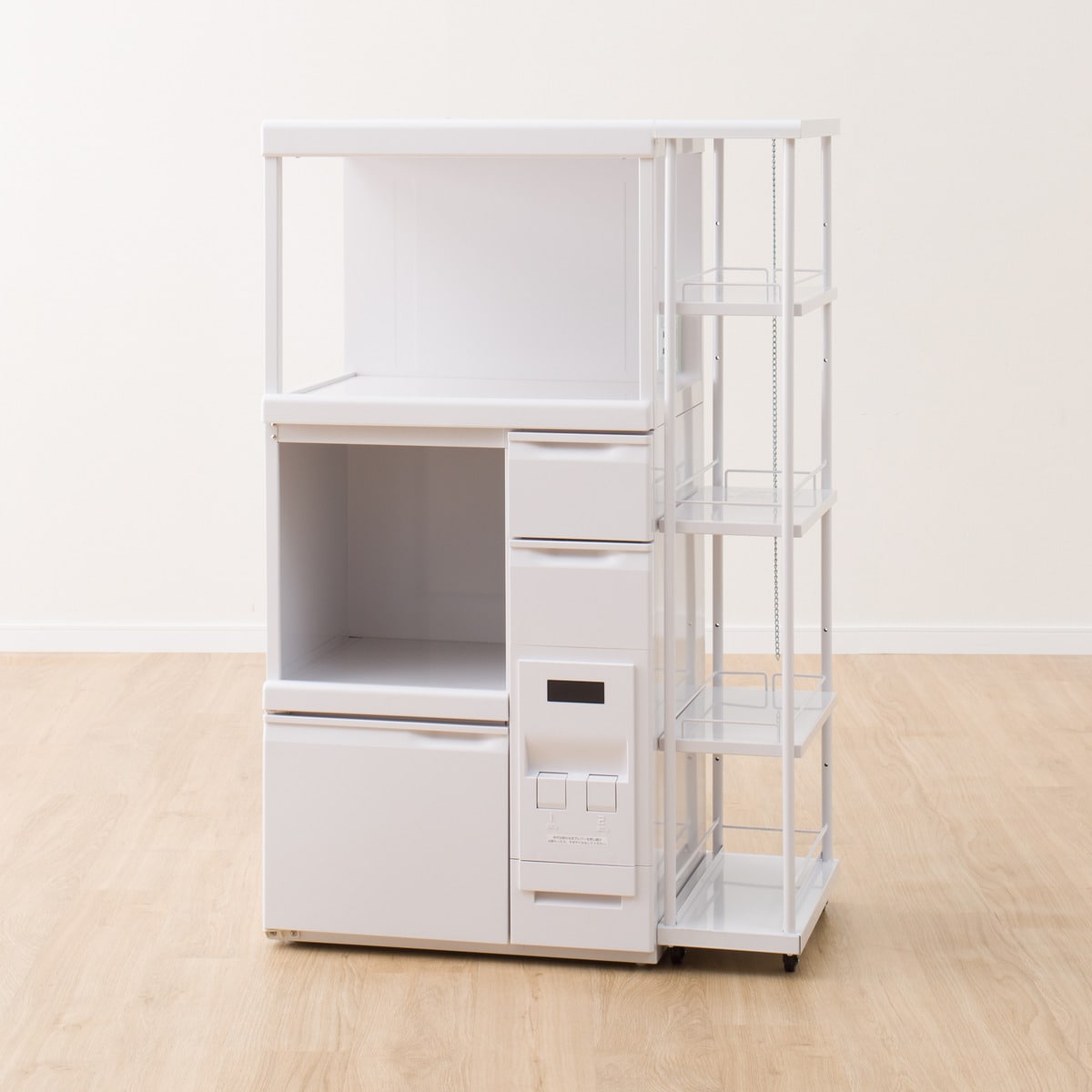 米びつ付きレンジ台+隙間収納セット（SK-11757/11720) 【1年保証