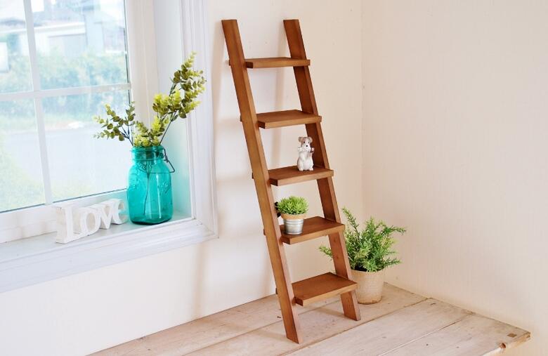 楽天市場】木製 はしご（インテリア・寝具・収納）の通販