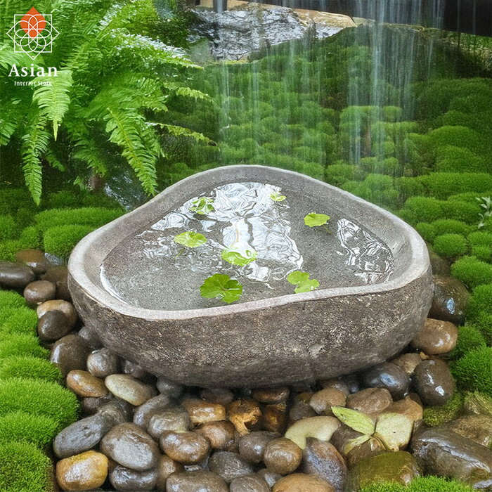 楽天市場】水鉢 石（ガーデンオーナメント・置物｜エクステリア