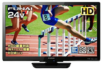 楽天市場】フナイ 液晶 テレビ fl-24h（TVディスプレイ方式液晶）の通販