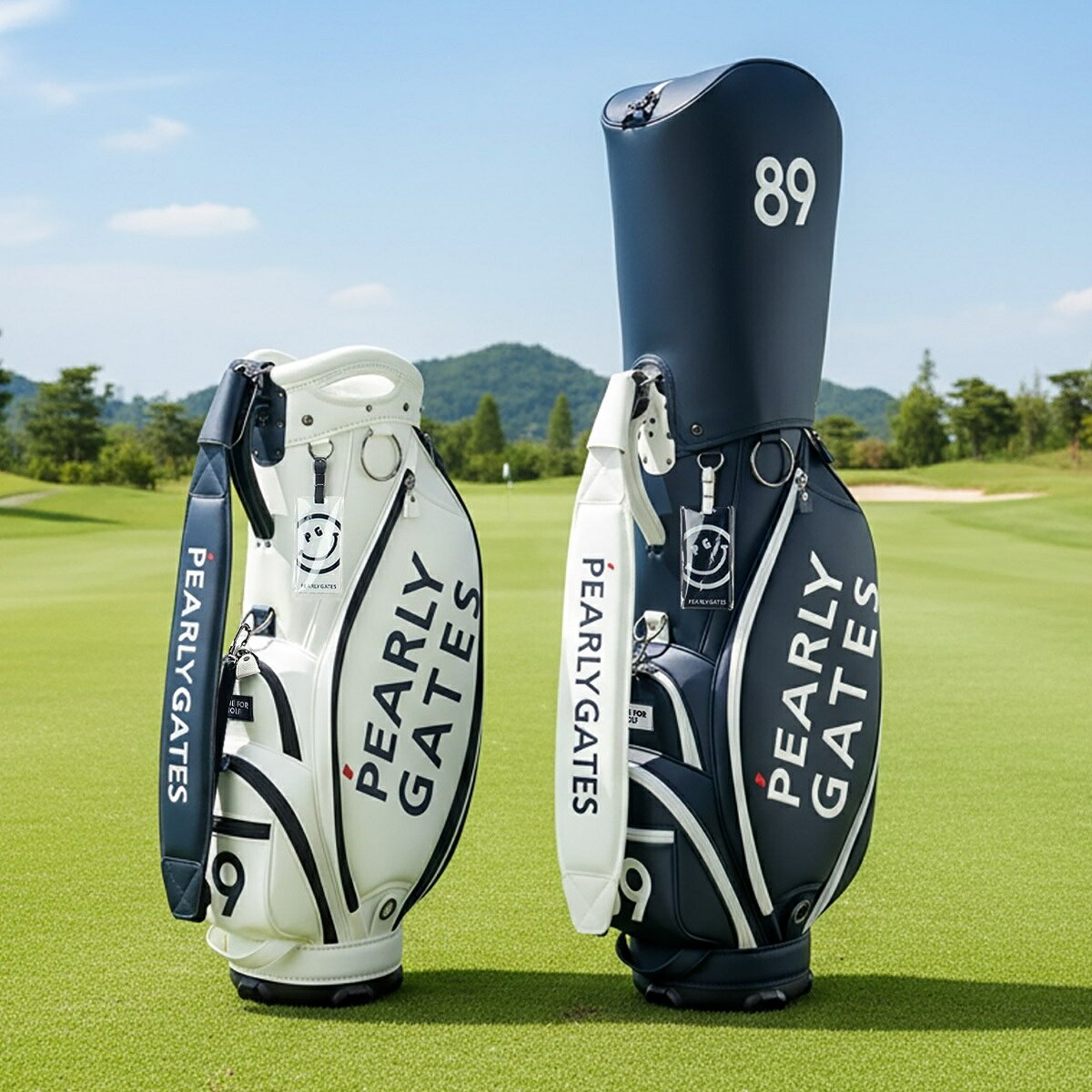 楽天市場】ネイビー パーリーゲイツ キャディバッグの通販