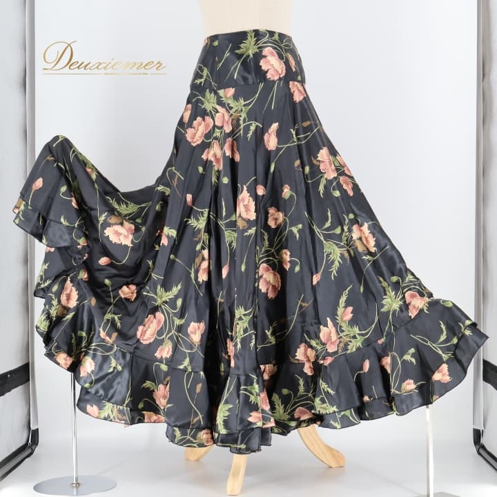 楽天市場】グリーン（スカート｜フラメンコ）：体操・ダンス<スポーツ