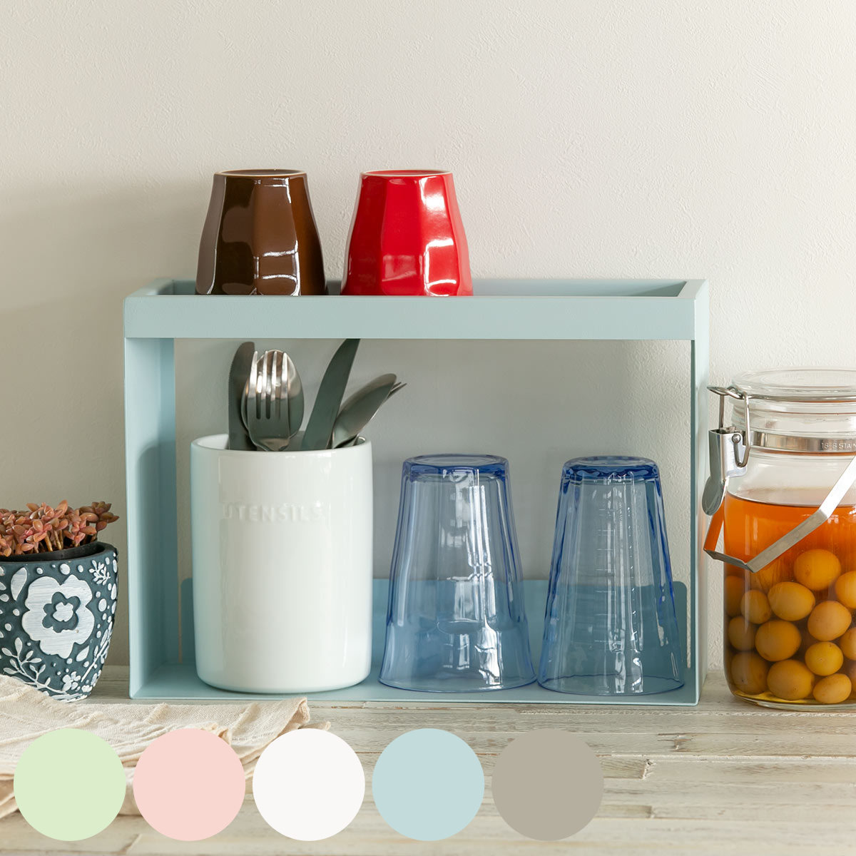 楽天市場】スパイスラック（カラーピンク）（キッチン用品・食器・調理