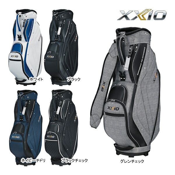 楽天市場】ゼクシオ キャディバッグ ブラックチェックの通販