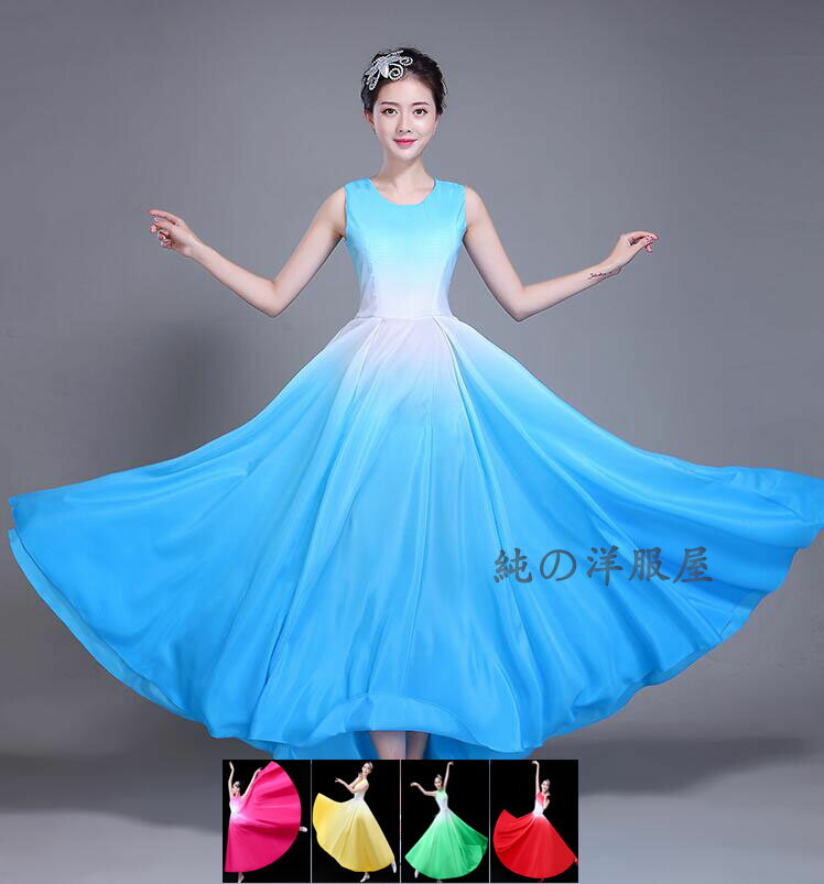 楽天市場】ノースリーブ ワンピース（社交ダンス｜体操・ダンス