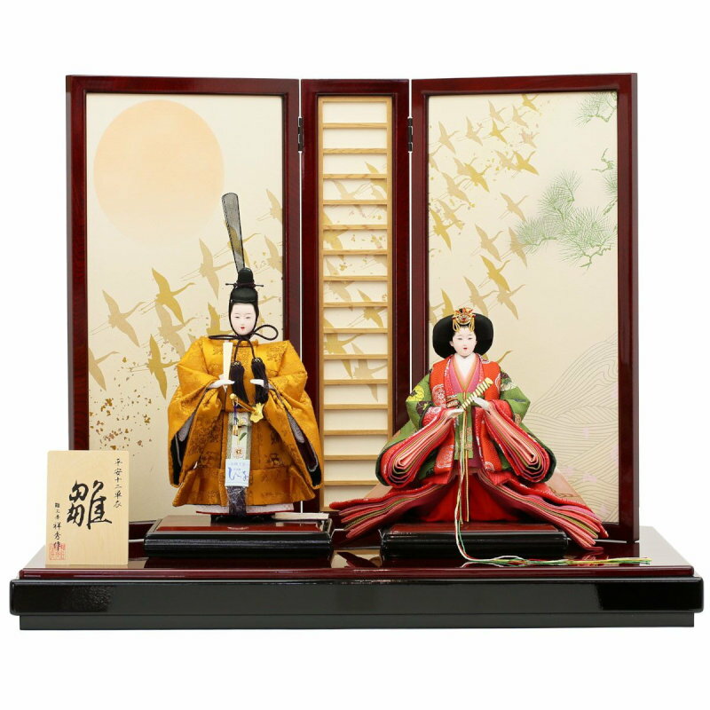 祥秀作-十二単雛-（立雛 親王飾り） - 雛人形なら人形屋工房天祥