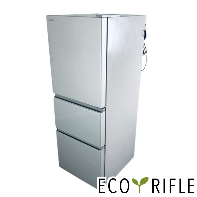 東京23区送料無料 美品日立3ドア冷蔵庫265L ガラストップ 清掃/除菌