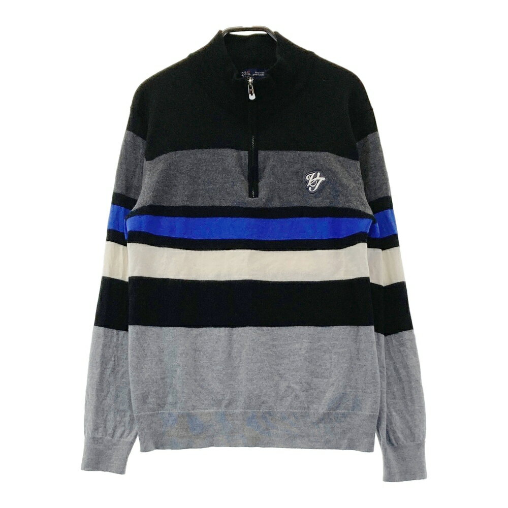 23区 GOLF ボーダー ニット 長袖 メンズ M ゴルフウェア 日本製 楽天