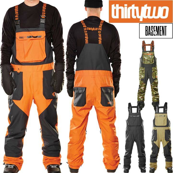 楽天市場】ビブパンツ スノーボードウェア（ブランドサーティーツー