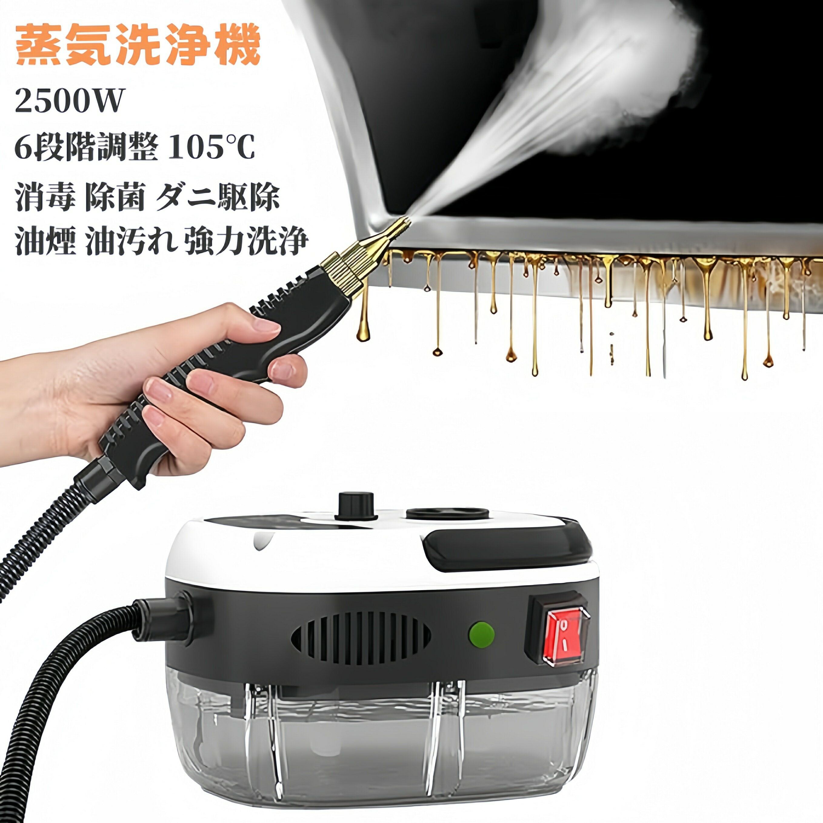 楽天市場】ハンディ スチームクリーナー 高圧洗浄機の通販