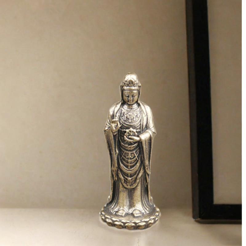 楽天市場】観音菩薩 金属製の通販