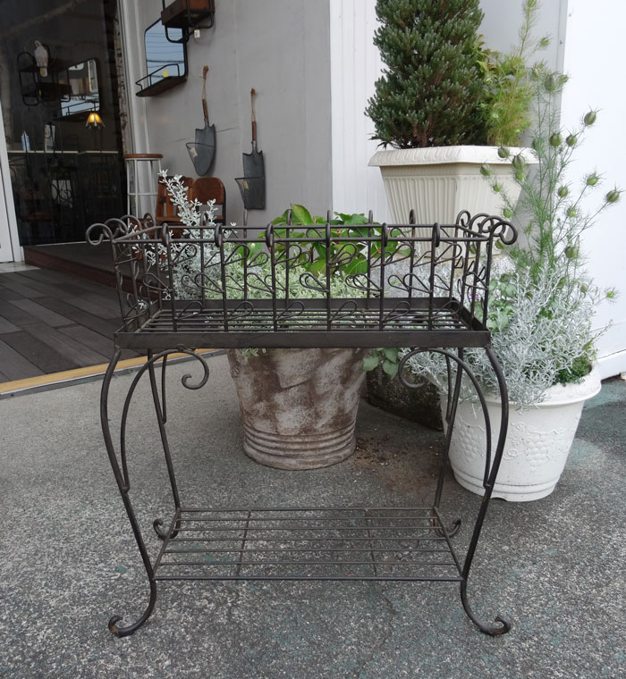 楽天市場】アンティーク アイアン花台の通販