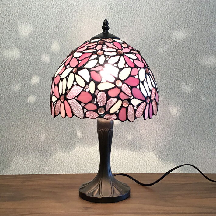 楽天市場】花 ステンドグラスランプの通販