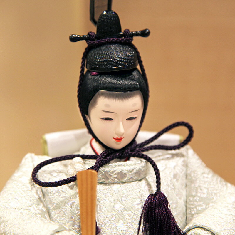 雛人形 吉徳大光 ひな人形 平飾り 親王飾り 花ゆうそく 金襴 芥子親王