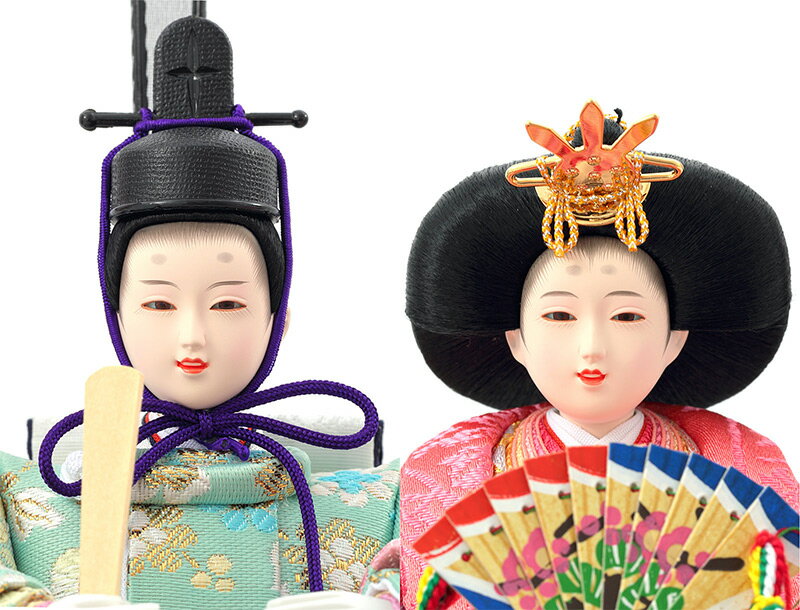 雛人形 コンパクト ひな人形 雛 ケース飾り 親王飾り 清玉作 小芥子