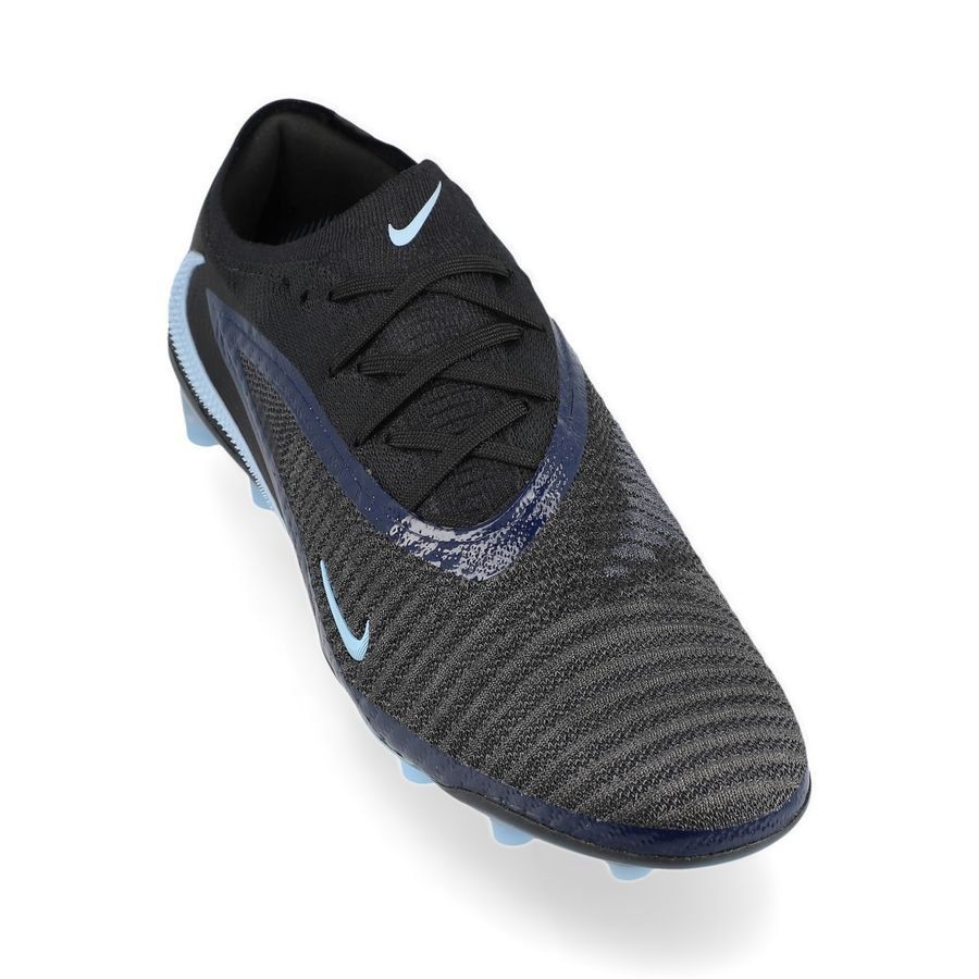 Nike Phantom 6 Elite Low Cut AG-PRO Shadow - Black/Ice Blue