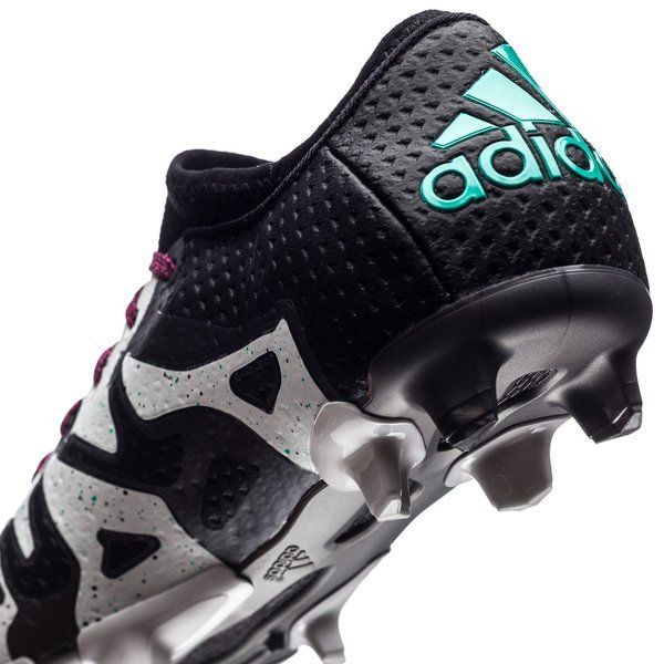 adidas X 15+ Primeknit FG/AG Core Black/Shock Mint/White