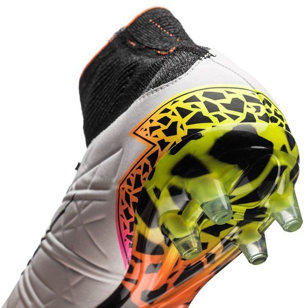 Nike Hypervenom Phantom II FG White/Black/Total Orange Kids
