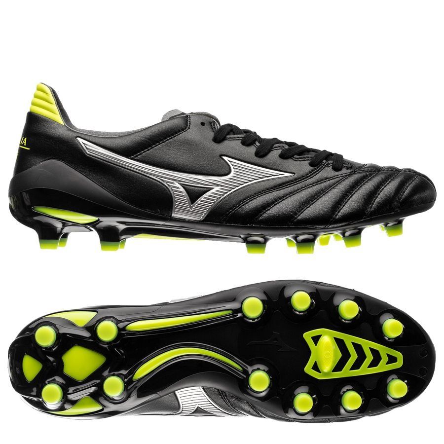 Mizuno Morelia Neo II Made in Japan FG Black Star - Black/Silver