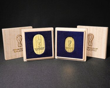 FIFA公式のワールドカップ記念純金小判、予約販売を開始 小判が