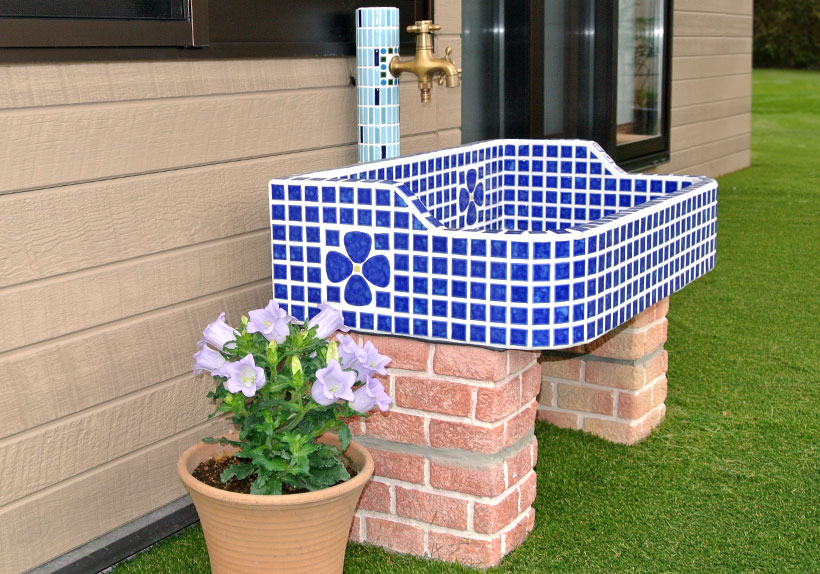 昭和レトロ流し台KMシリーズ | タイルショップたまがわ本店