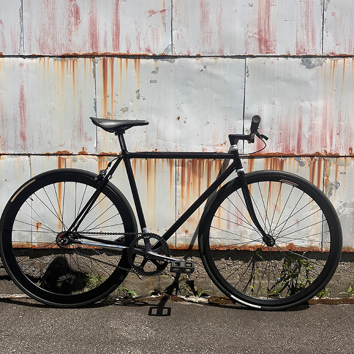 NJSパナソニック ピストフレームをシングルフリー グラベルタイヤで