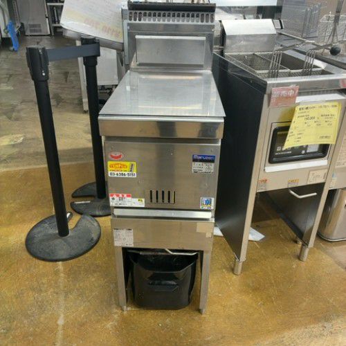 中古】ガスフライヤー マルゼン MGF-13J 幅330×奥行600×高さ800 都市