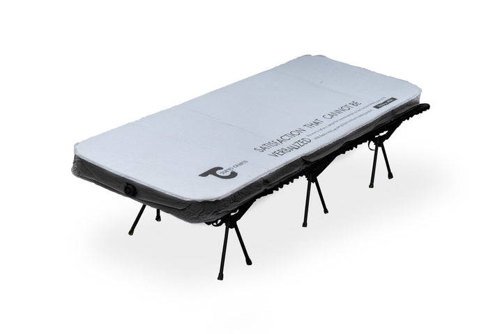 キャンプエアマット10cm(シングル)GRインフレータブルマットR値10.8