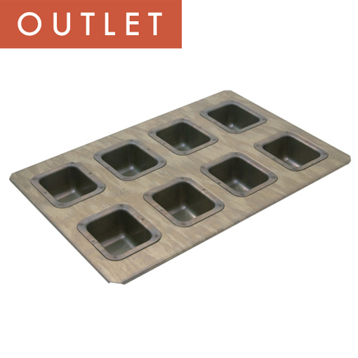 OLT】cuoca×CHIYODAスクエア8個型 / 1個 | お菓子・パン作りの型,お