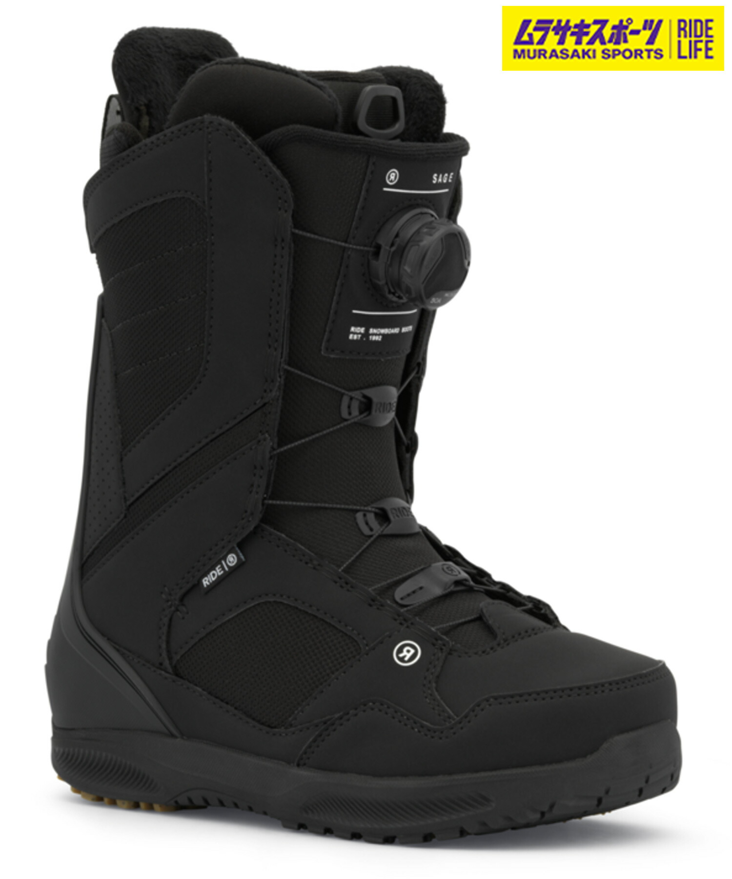 楽天市場】RIDE ライド スノーボード ブーツ レディース SAGE BLACK