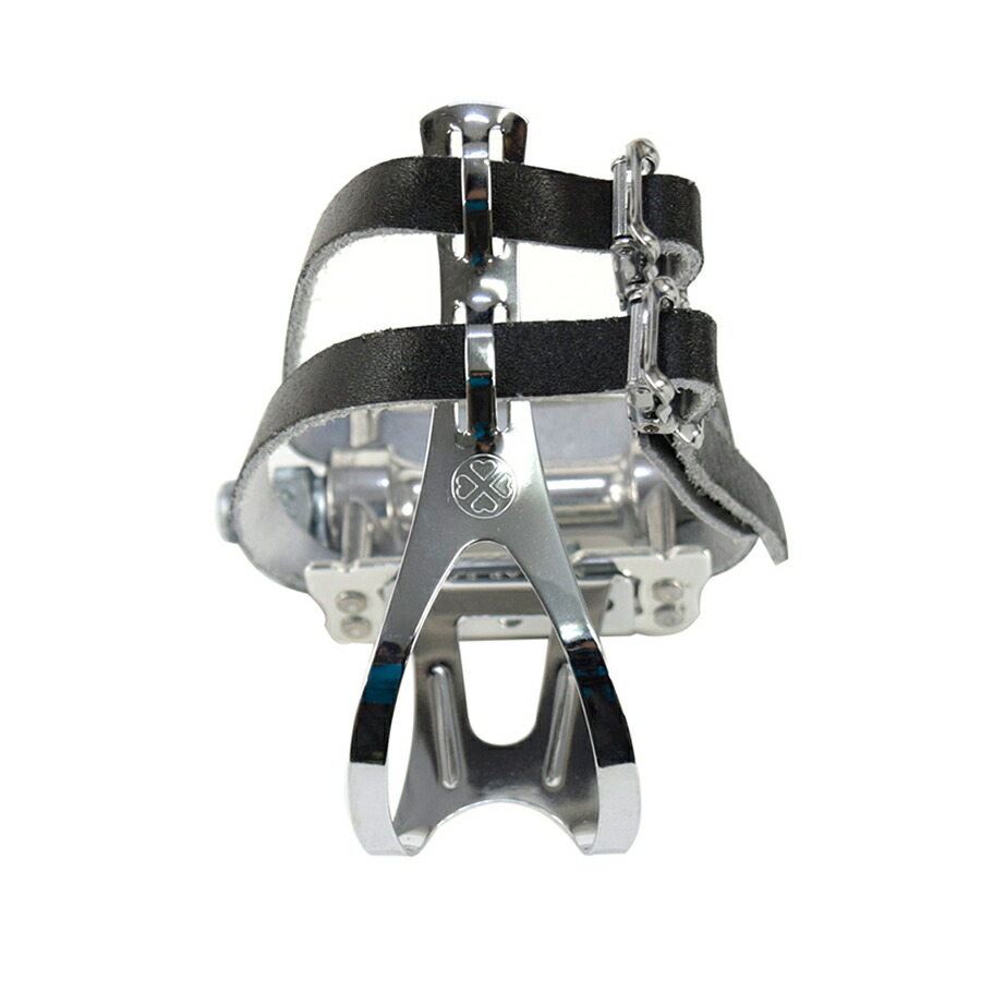 楽天市場】トゥクリップ ストラップ セット 本革 アルミ ピストバイク